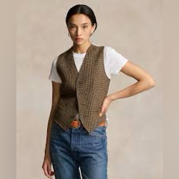 Vintage Plaid Vest - size M/L - Picture 1 of 7